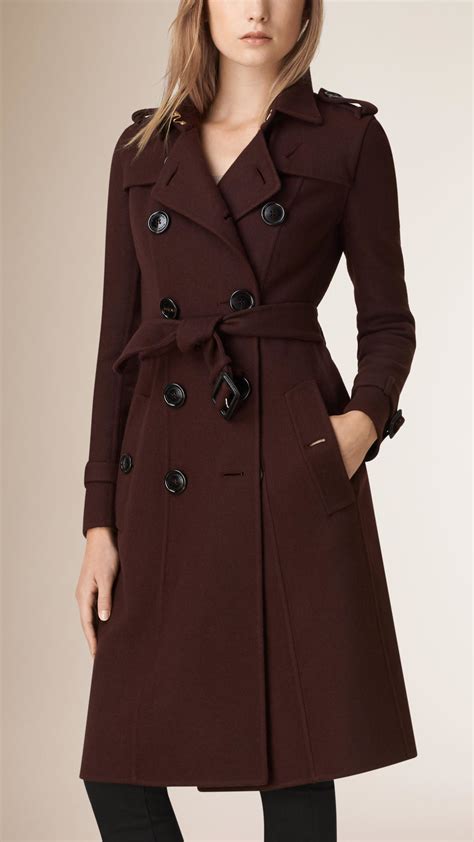 burberry wool coat light purple|Burberry black wool coat women's.